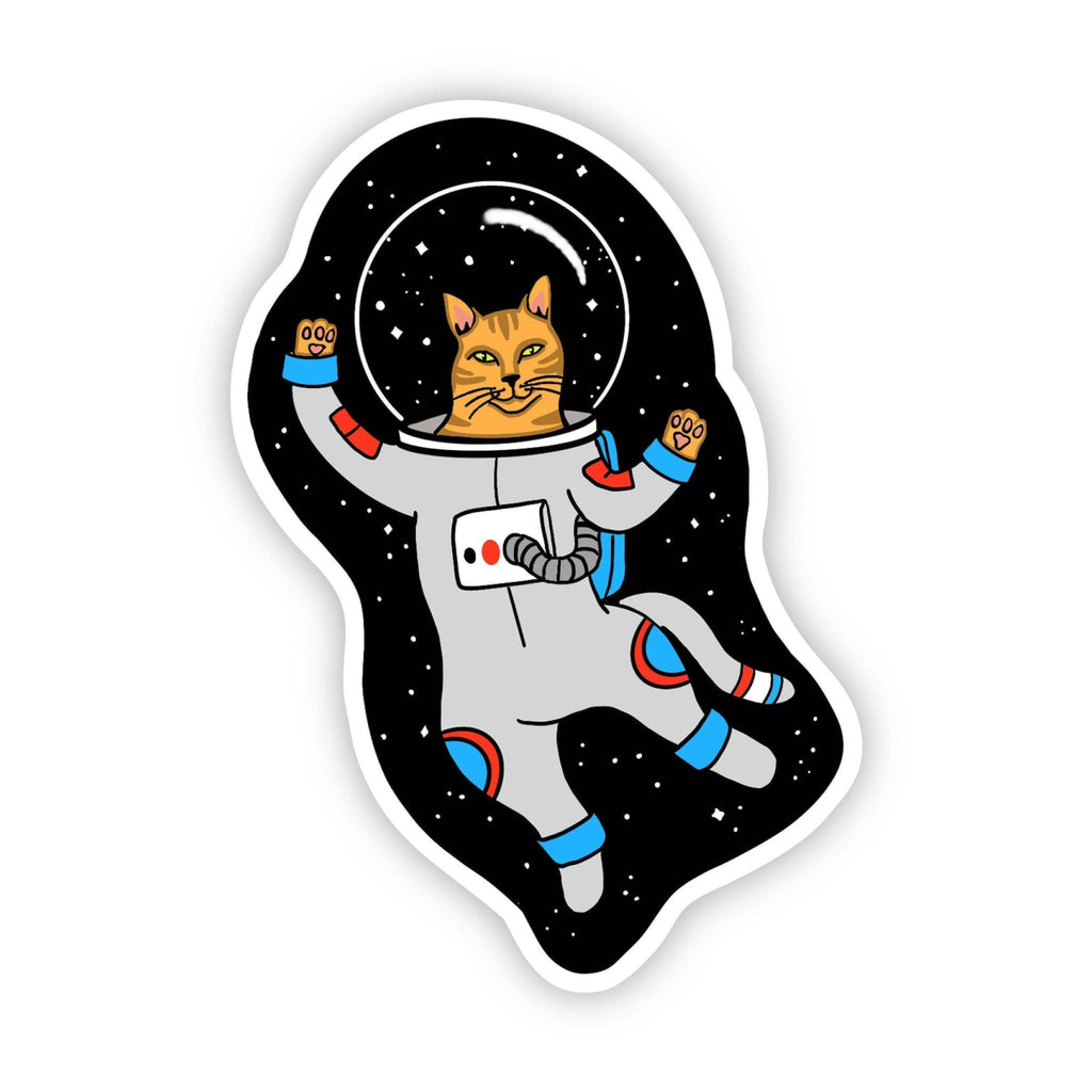 Cat Astronaut Sticker - The Regal Find