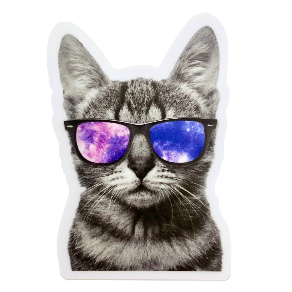 Cat Sunglasses Sticker - The Regal Find