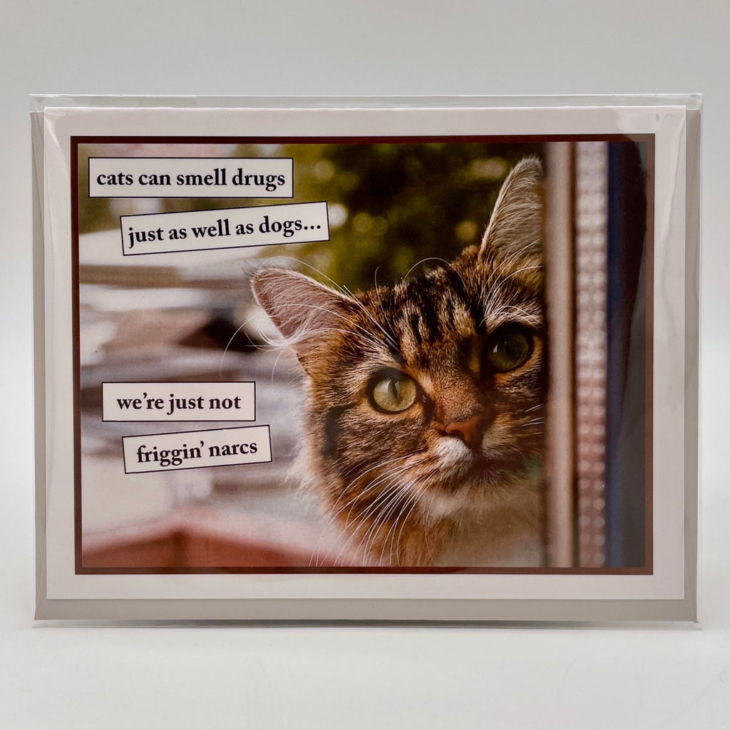 Cats Aren't Narcs Card - The Regal Find