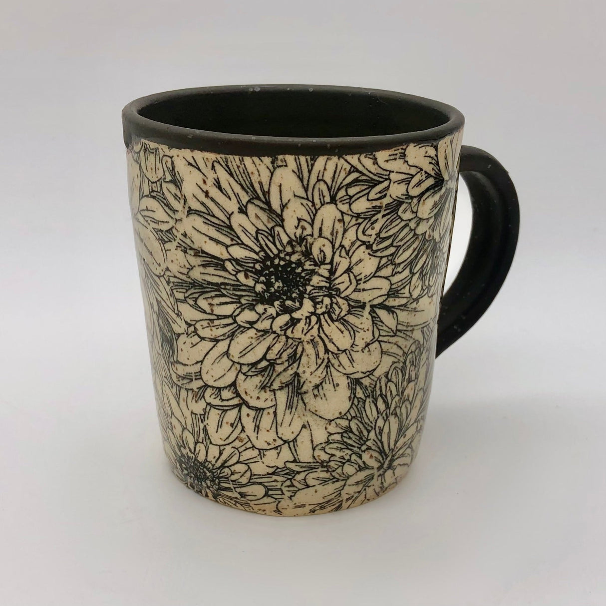 Ceramic Coffee Mugs with Hand-Drawn Stencils - The Regal Find