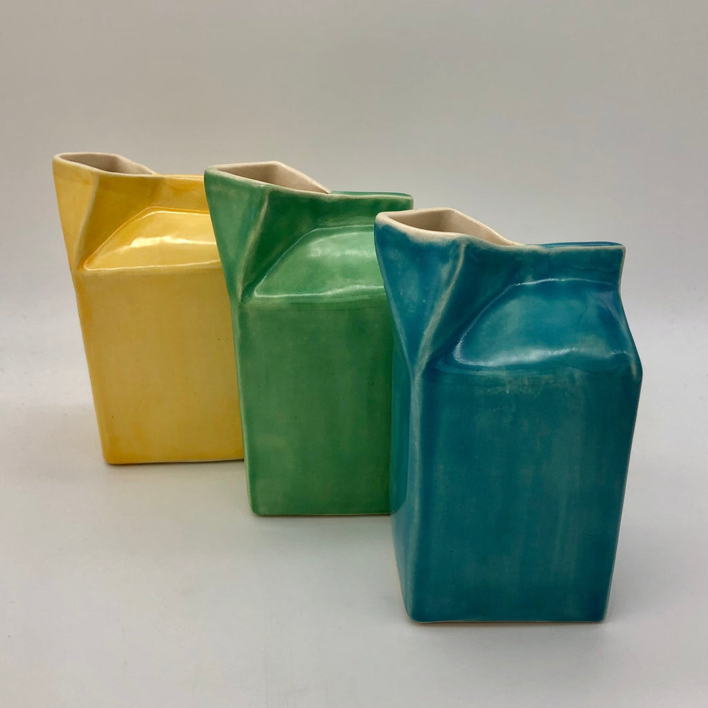 Ceramic Milk Cartons - The Regal Find