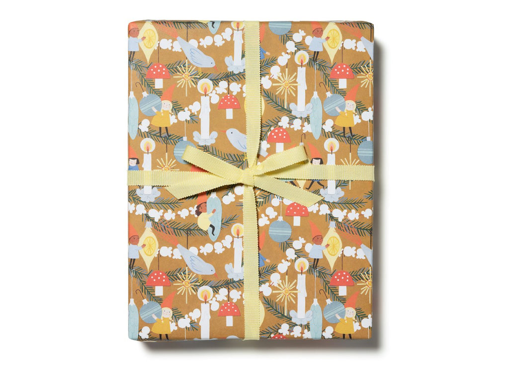 Christmas Elves holiday wrapping paper rolls - The Regal Find