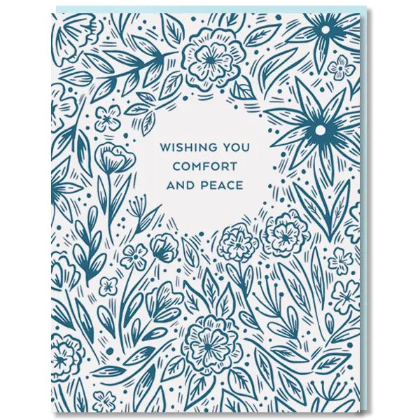 Comfort and Peace Blooms Card - The Regal Find