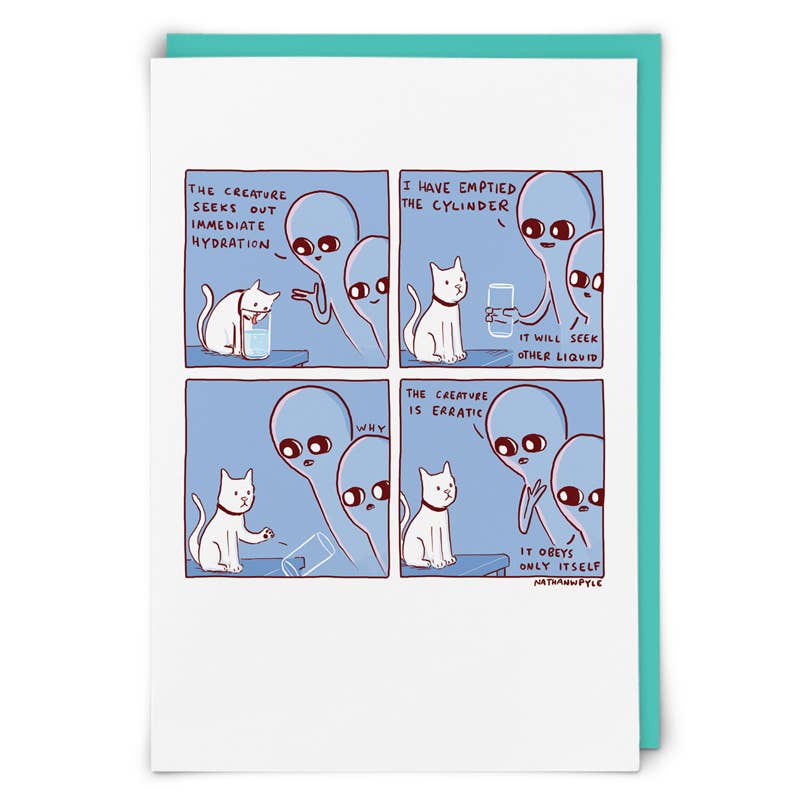 Creature Greetings Card - The Regal Find