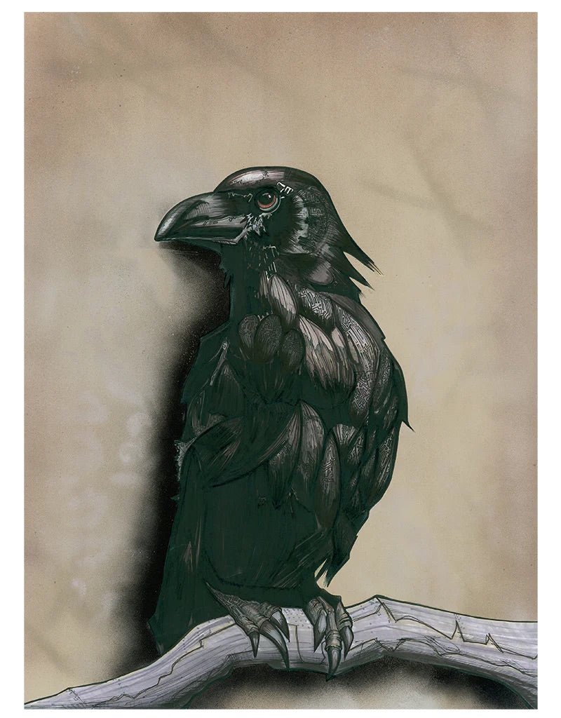 Crow Totem Print - The Regal Find