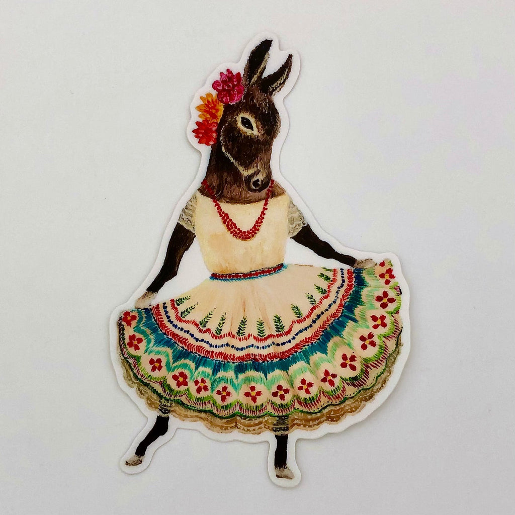 Dancing Donkey Sticker - The Regal Find