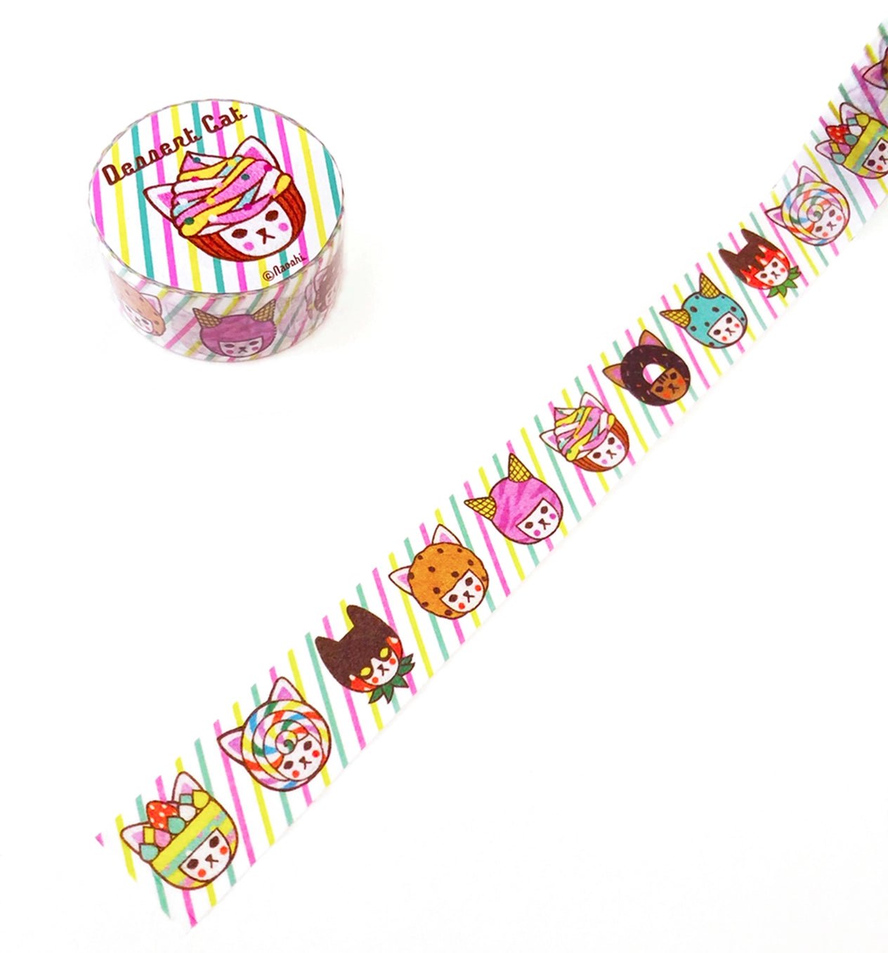 Dessert Cats Washi Tape - The Regal Find