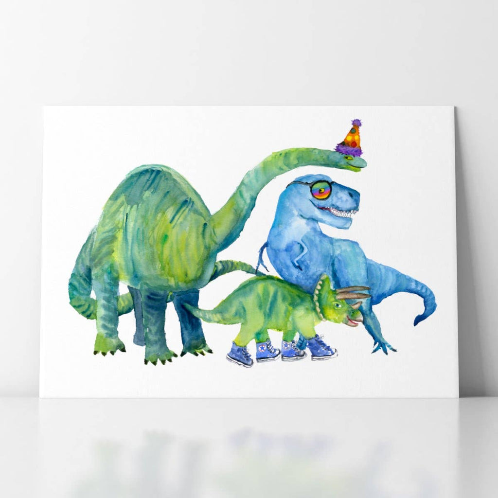 Dino Party Giclee Print - The Regal Find
