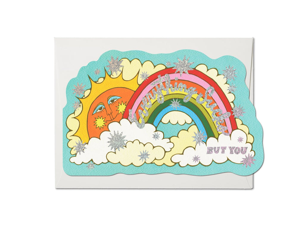 Everything Sucks love greeting card - The Regal Find