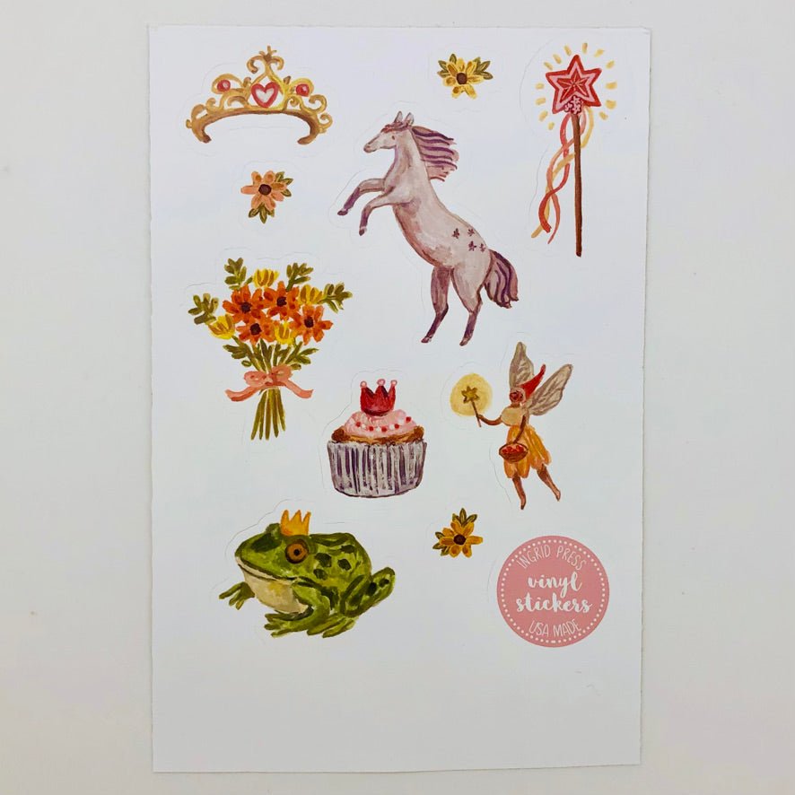 Fairy Princess Sticker Sheet - The Regal Find