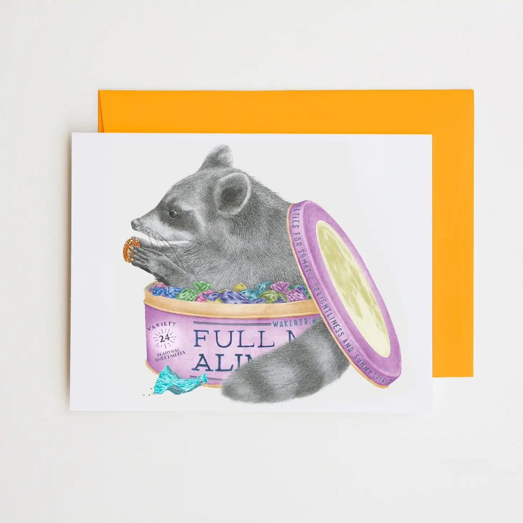 Fifito Thursday Raccoon Card - The Regal Find
