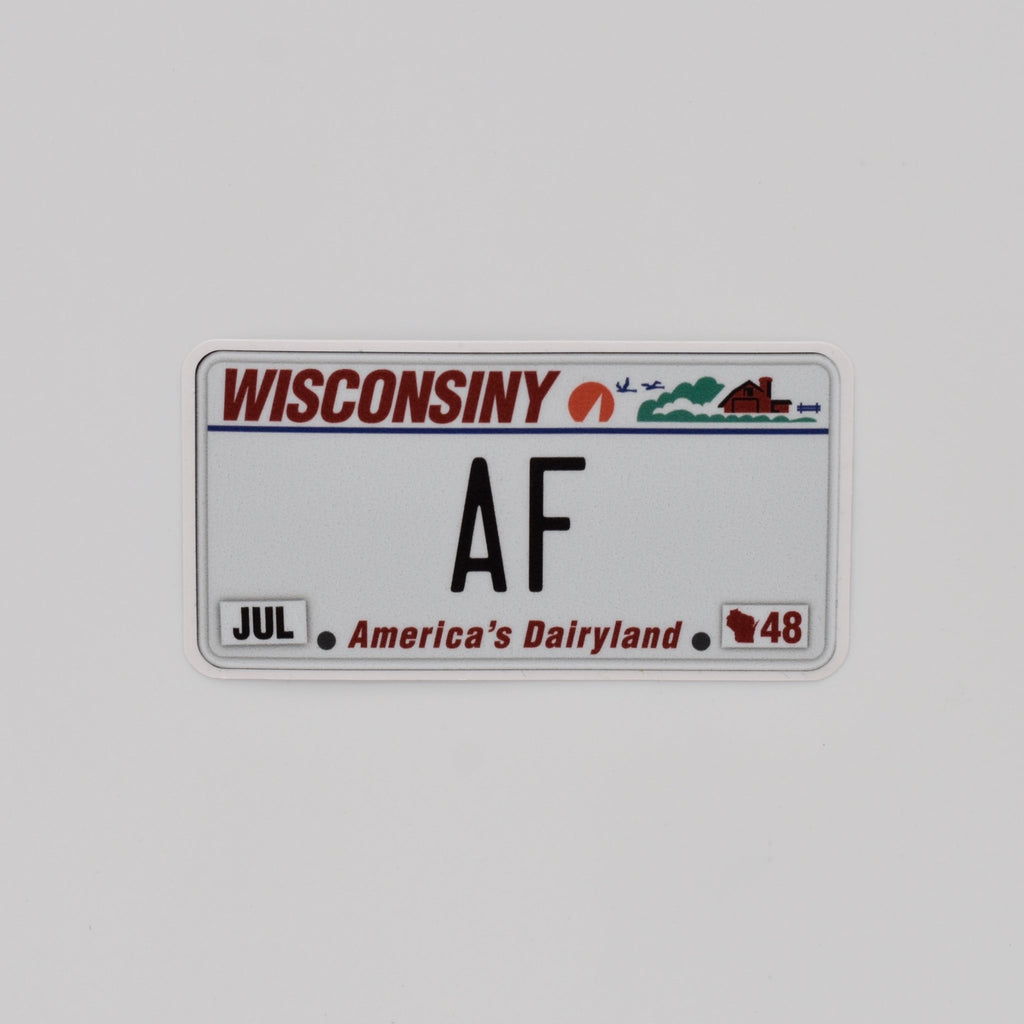 Flags Over Wisconsin AF Sticker - The Regal Find