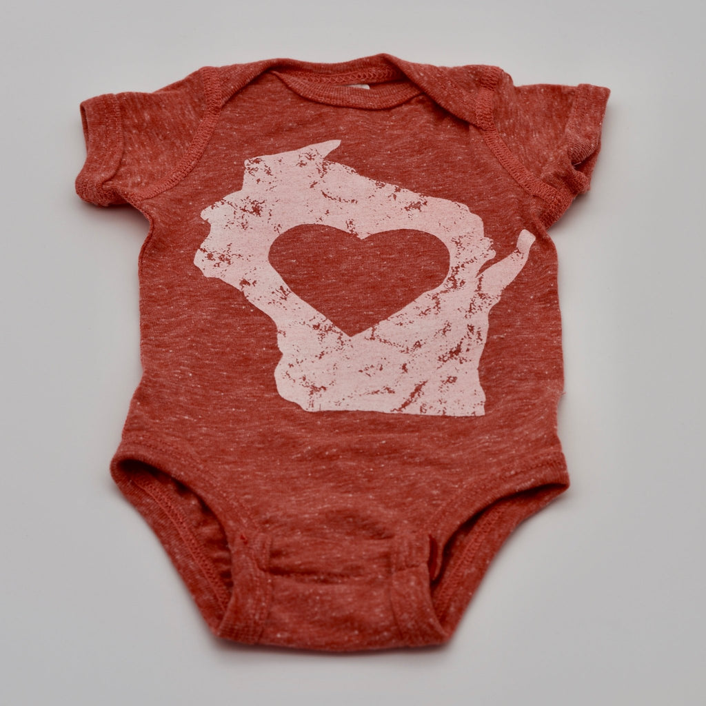 Flags Over Wisconsin Home Love Onesie - The Regal Find