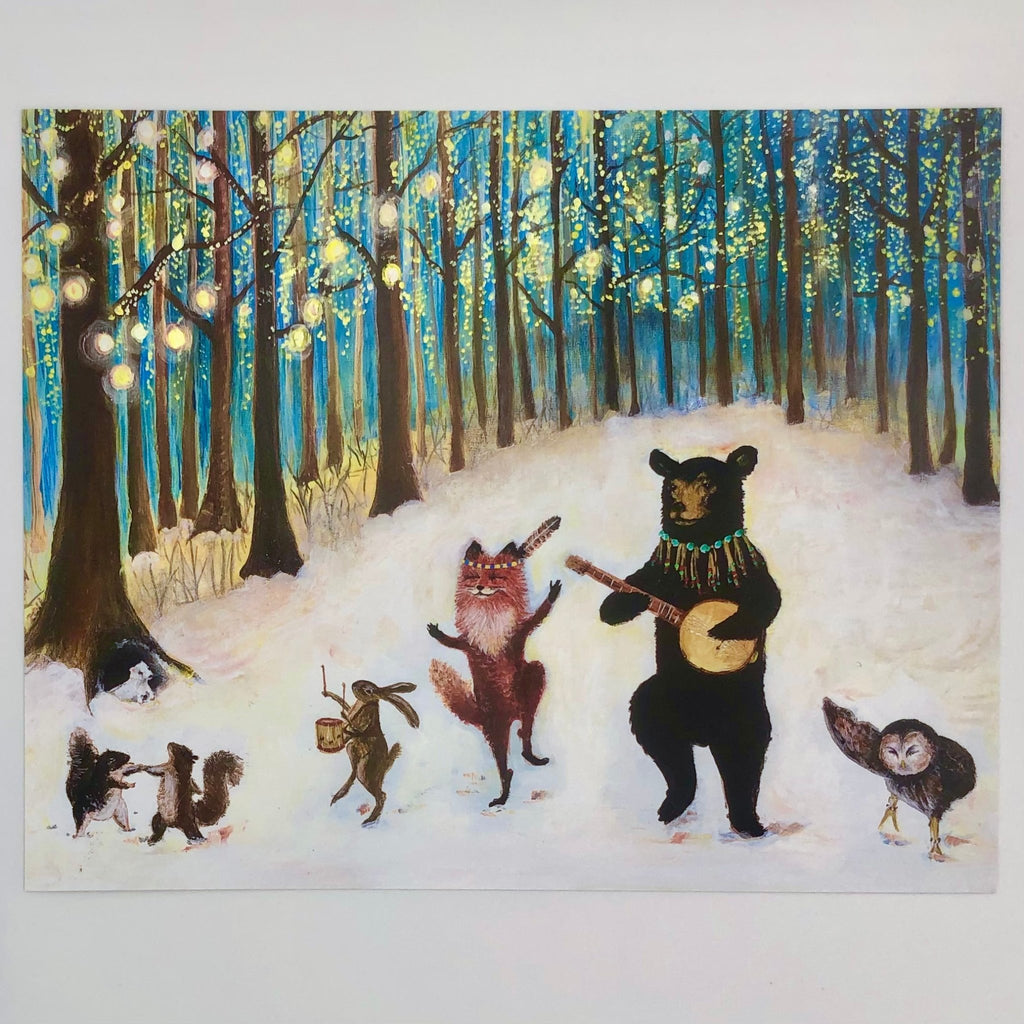 "Forest Festivities" Signed Print 8"x10" - The Regal Find
