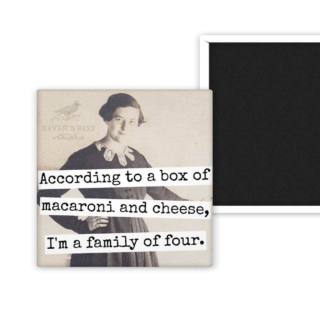 Fridge Magnet. According To A Box Of Macaroni And Cheese... - The Regal Find