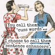 Fridge Magnet. You Call Them "Cuss Words"... - The Regal Find