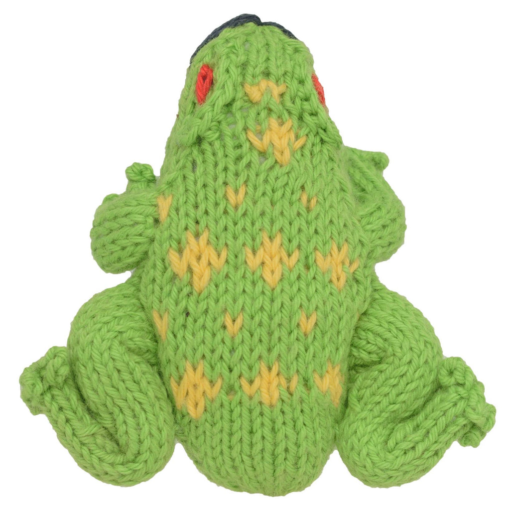 Frog - Bright Organic Cotton Finger Puppet * - The Regal Find