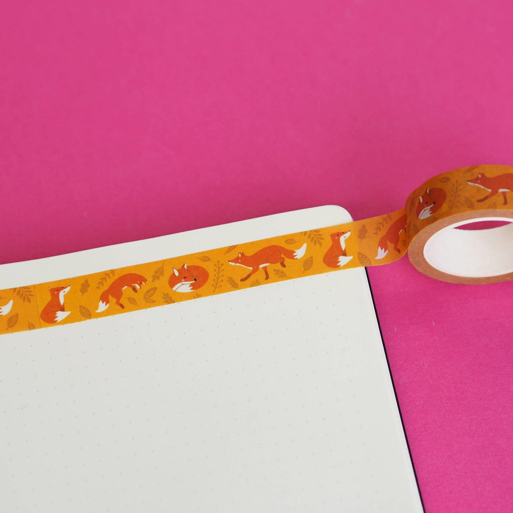 Frolicking Foxes Washi Tape - The Regal Find