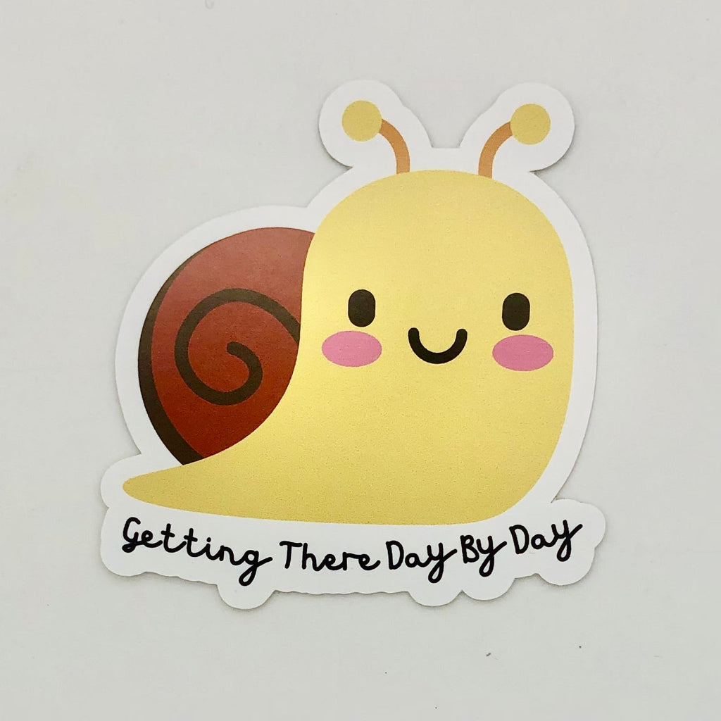 Getting There Day By Day Sticker - The Regal Find