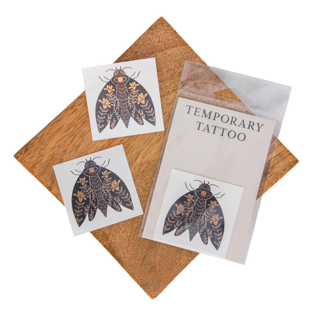 Gilded Moth Temporary Tattoo - The Regal Find