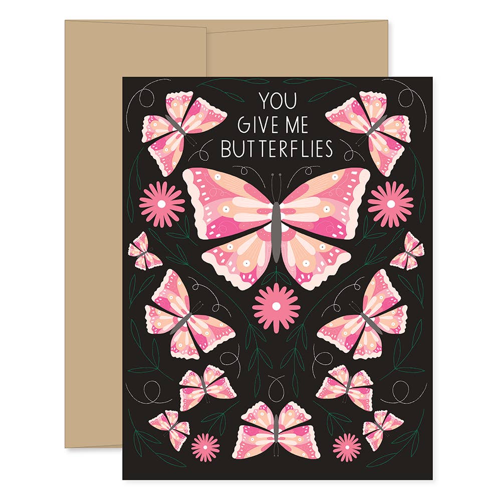 Give Me Butterflies Card - The Regal Find