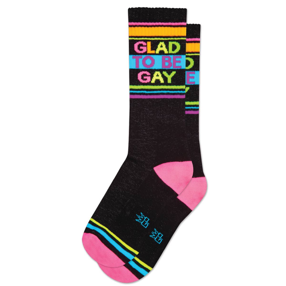 Glad To Be Gay Gym Crew Socks - The Regal Find