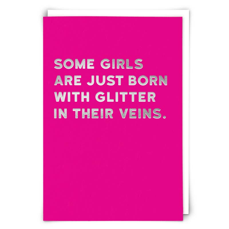 Glitter Greetings Card - The Regal Find