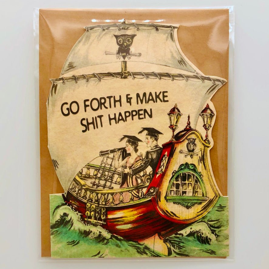 Go Forth Graduation Card - The Regal Find