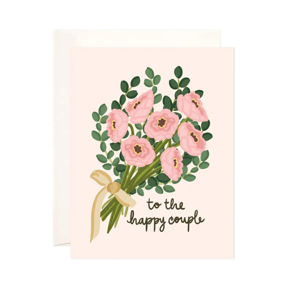 Happy Couple Bouquet Card - The Regal Find