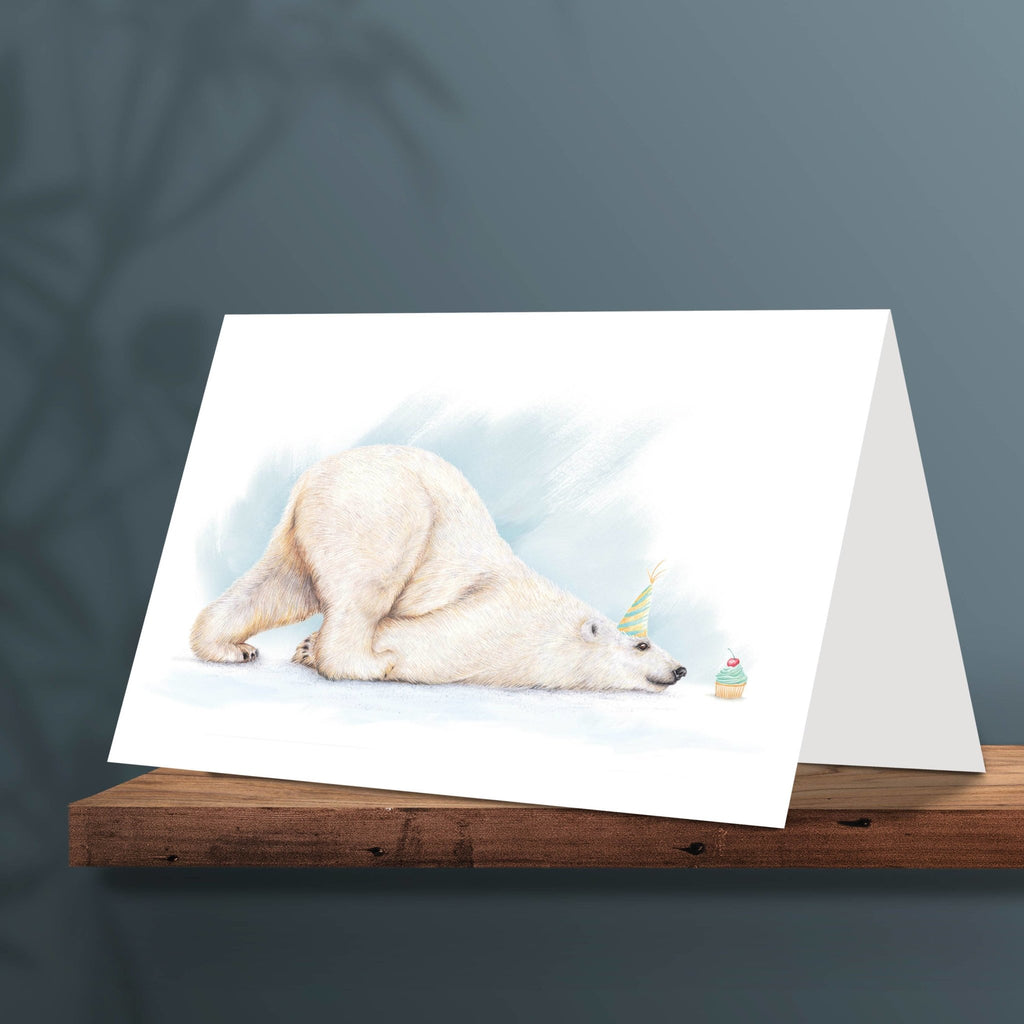 Happy 'Polar' Bear' Birthday Card, - The Regal Find