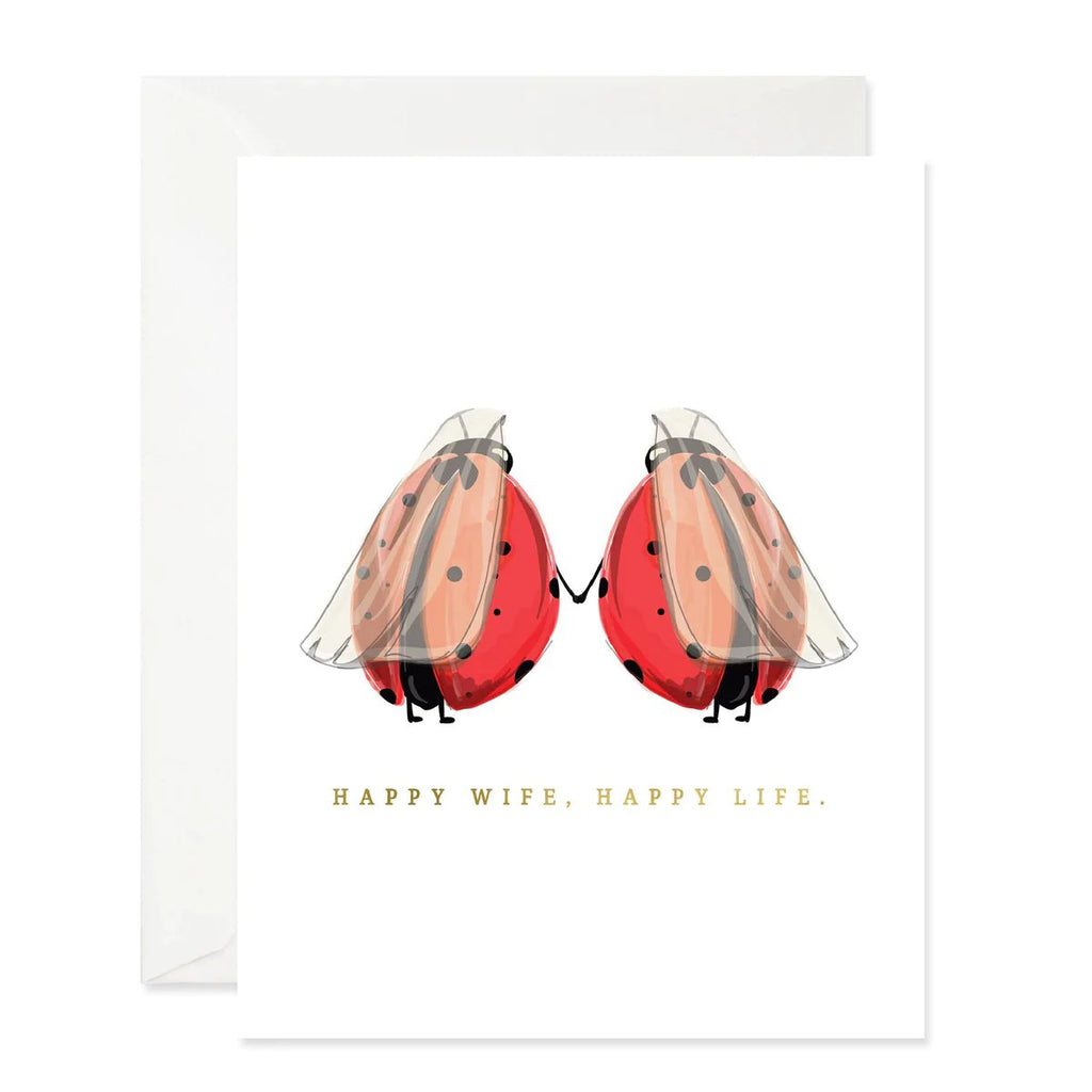 Happy Wives Wedding Card - The Regal Find