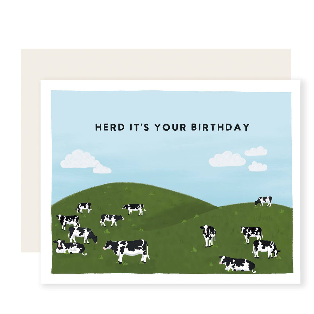 Herd it's Your Birthday Card - The Regal Find
