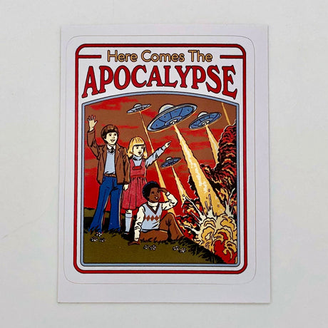 Here Comes The Apocalypse Sticker - The Regal Find