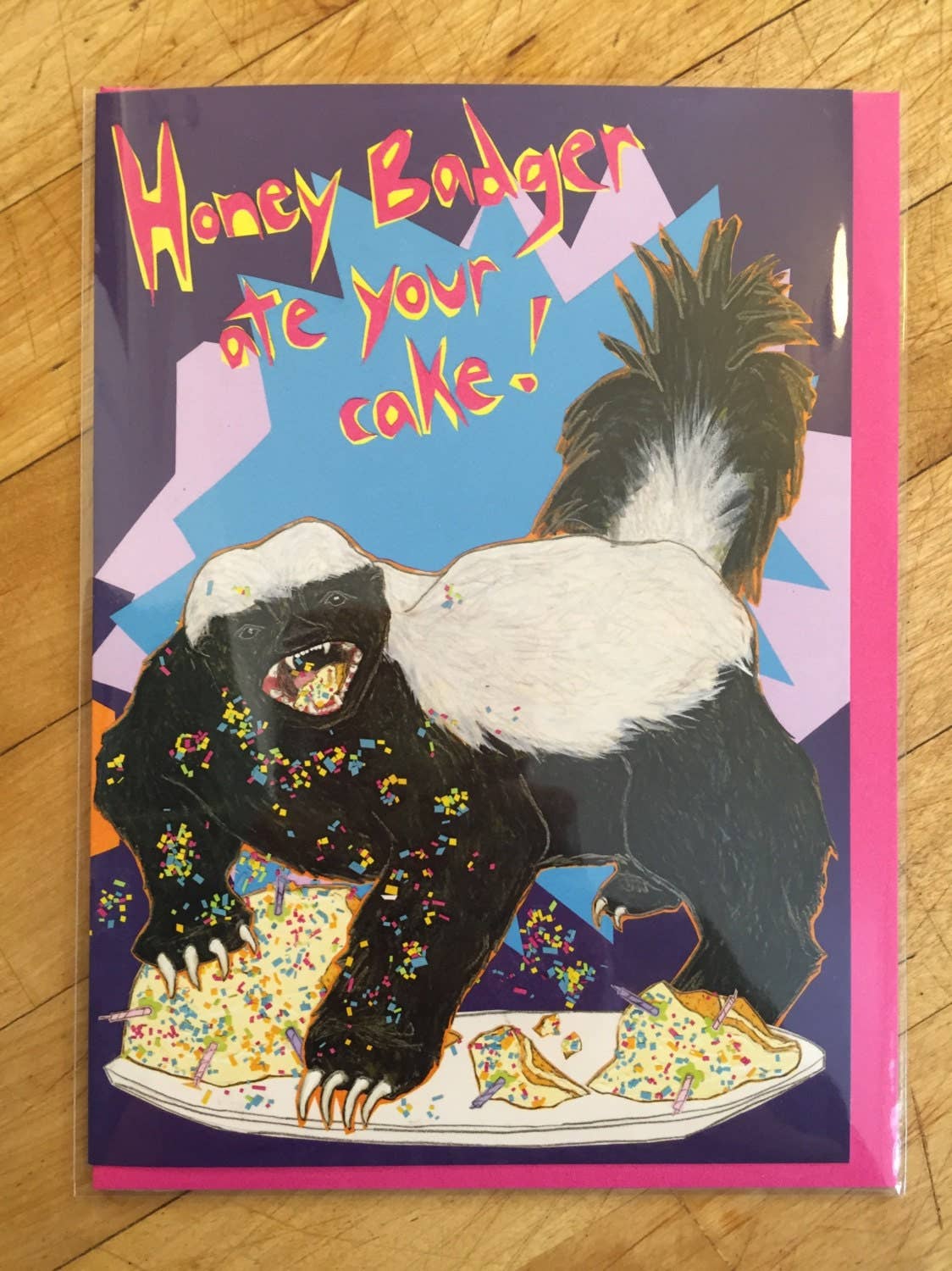 Honeybadger Birthday Card - The Regal Find