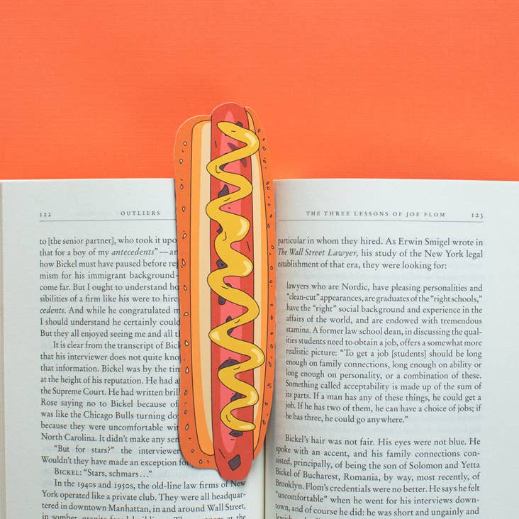 Hot Dog Bookmark (it's die cut!) - The Regal Find