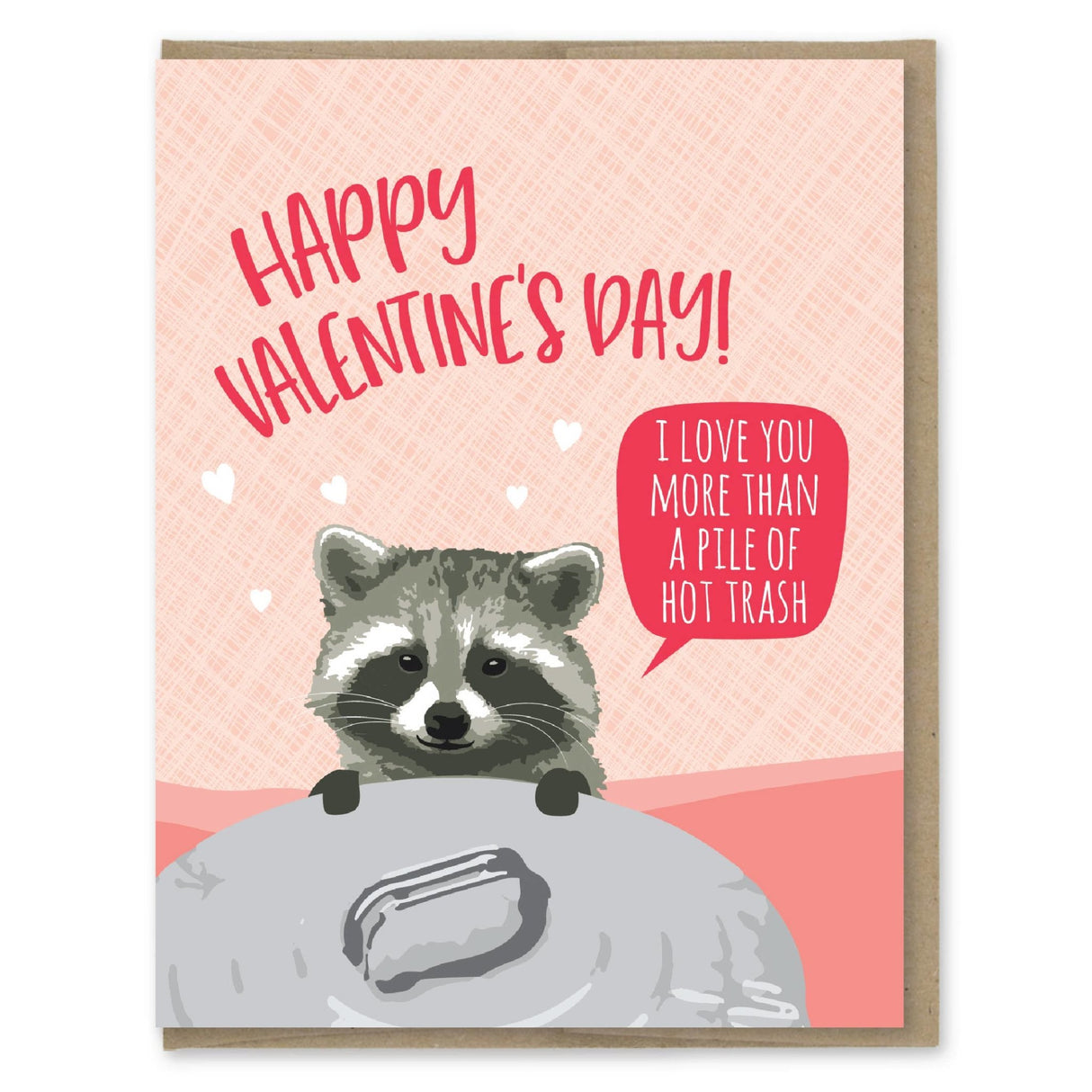 Hot Trash Funny Valentine Card - The Regal Find