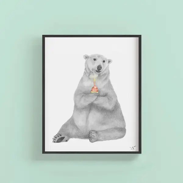 Hudson Churchill Polar Bear Portrait Study - The Regal Find