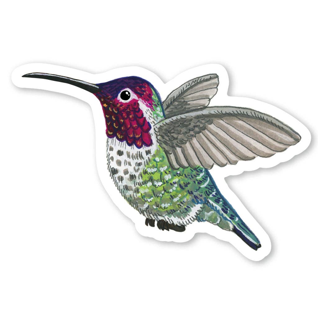Hummingbird Sticker - The Regal Find