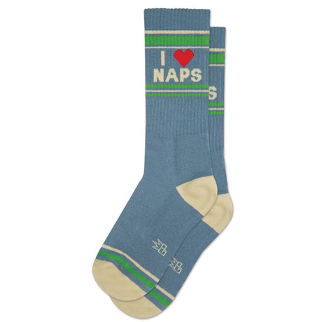 I ❤️ NAPS Gym Crew Socks - The Regal Find