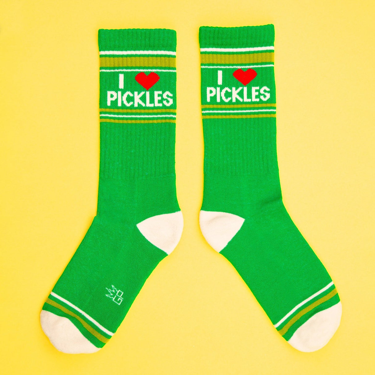 I ❤️ Pickles Gym Crew Socks - The Regal Find