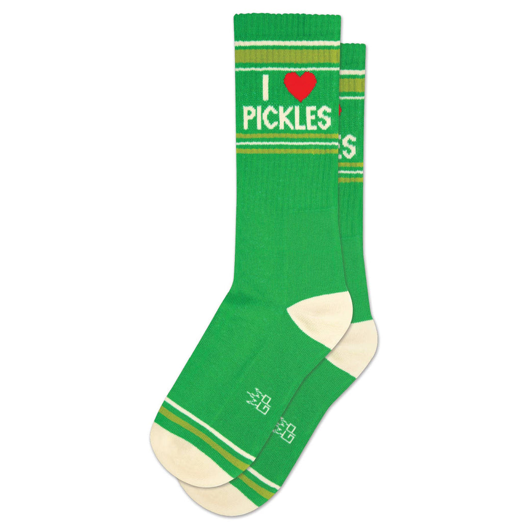 I ❤️ Pickles Gym Crew Socks - The Regal Find