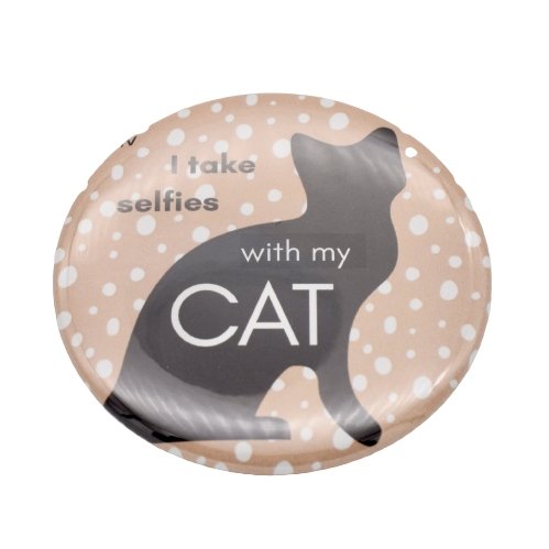 I Take Selfies With My Cat Pocket Mirror - The Regal Find