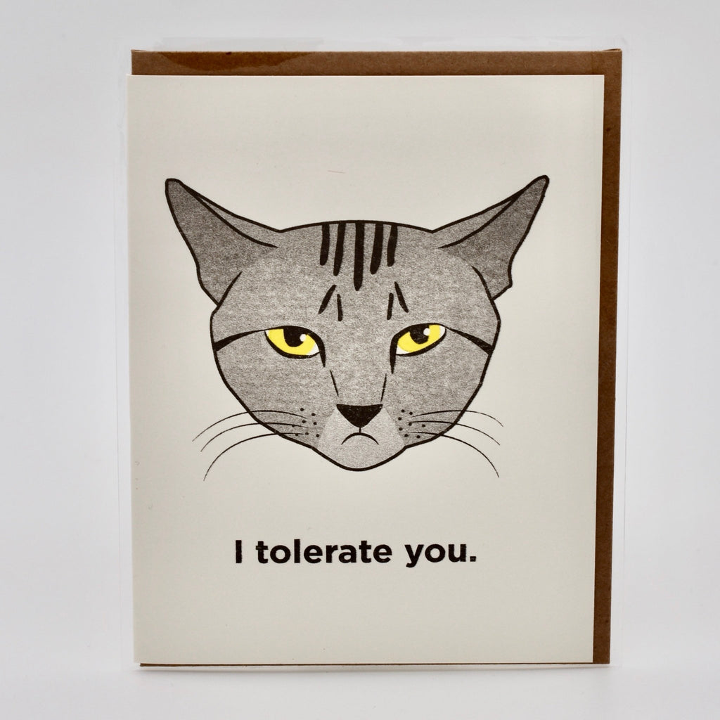 I Tolerate You Card - The Regal Find