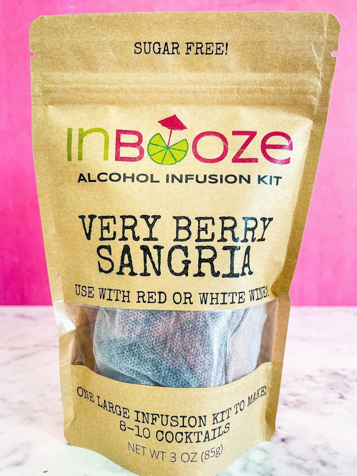 InBooze Very Berry Sangria Alcohol Infusion Cocktail Kit - The Regal Find