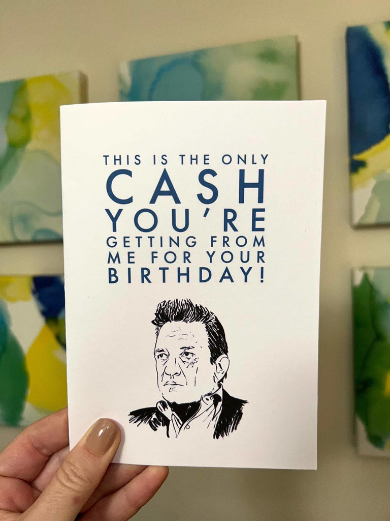Johnny Cash Birthday Card - The Regal Find