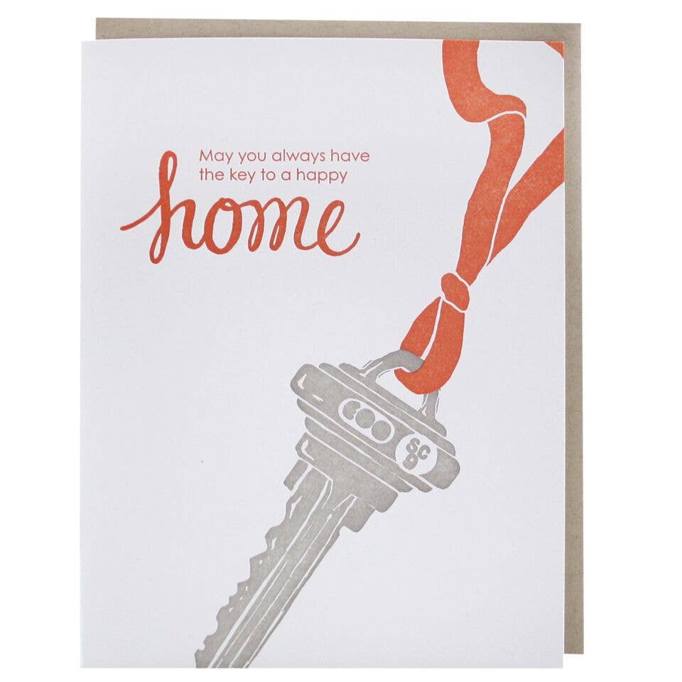 Key To New Home Congratulations Card - The Regal Find