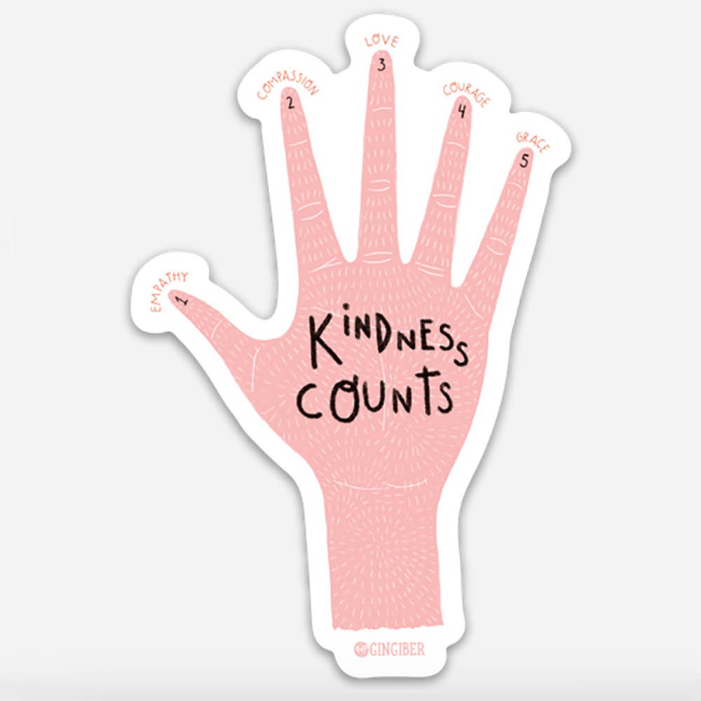 Kindness Counts Sticker - The Regal Find