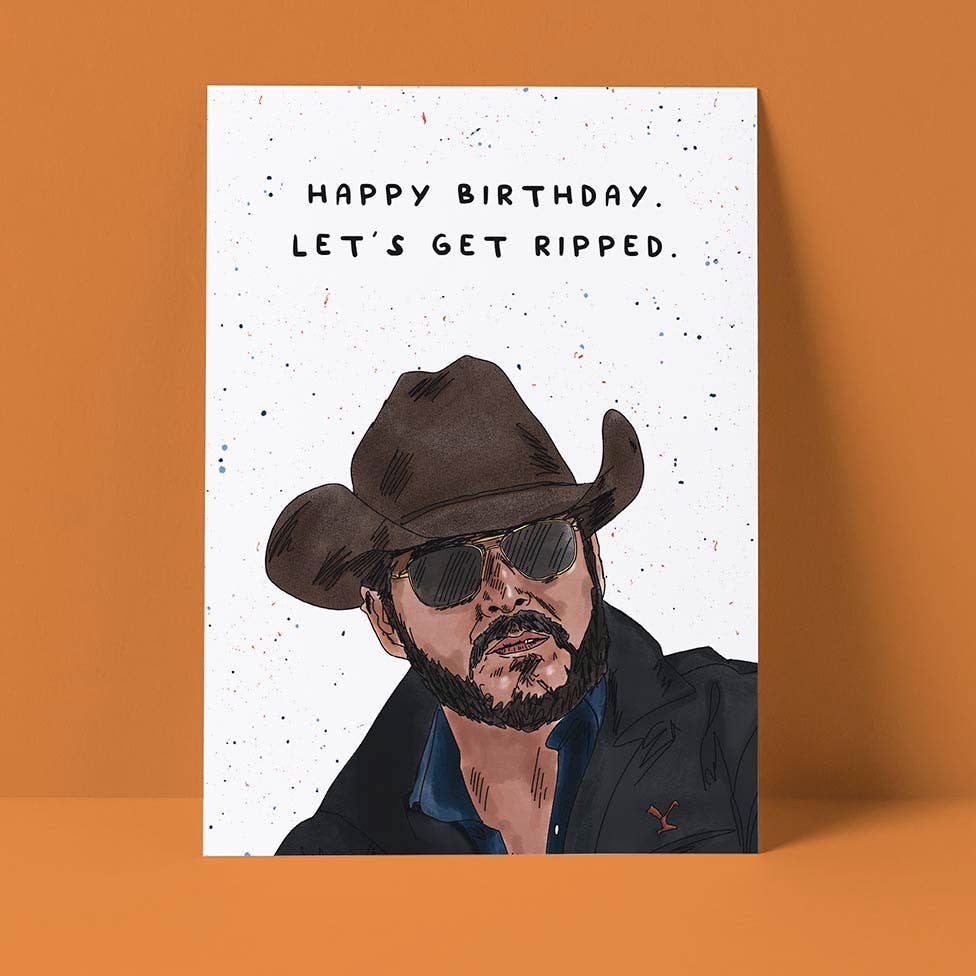 Let's Get Ripped Birthday Card - The Regal Find