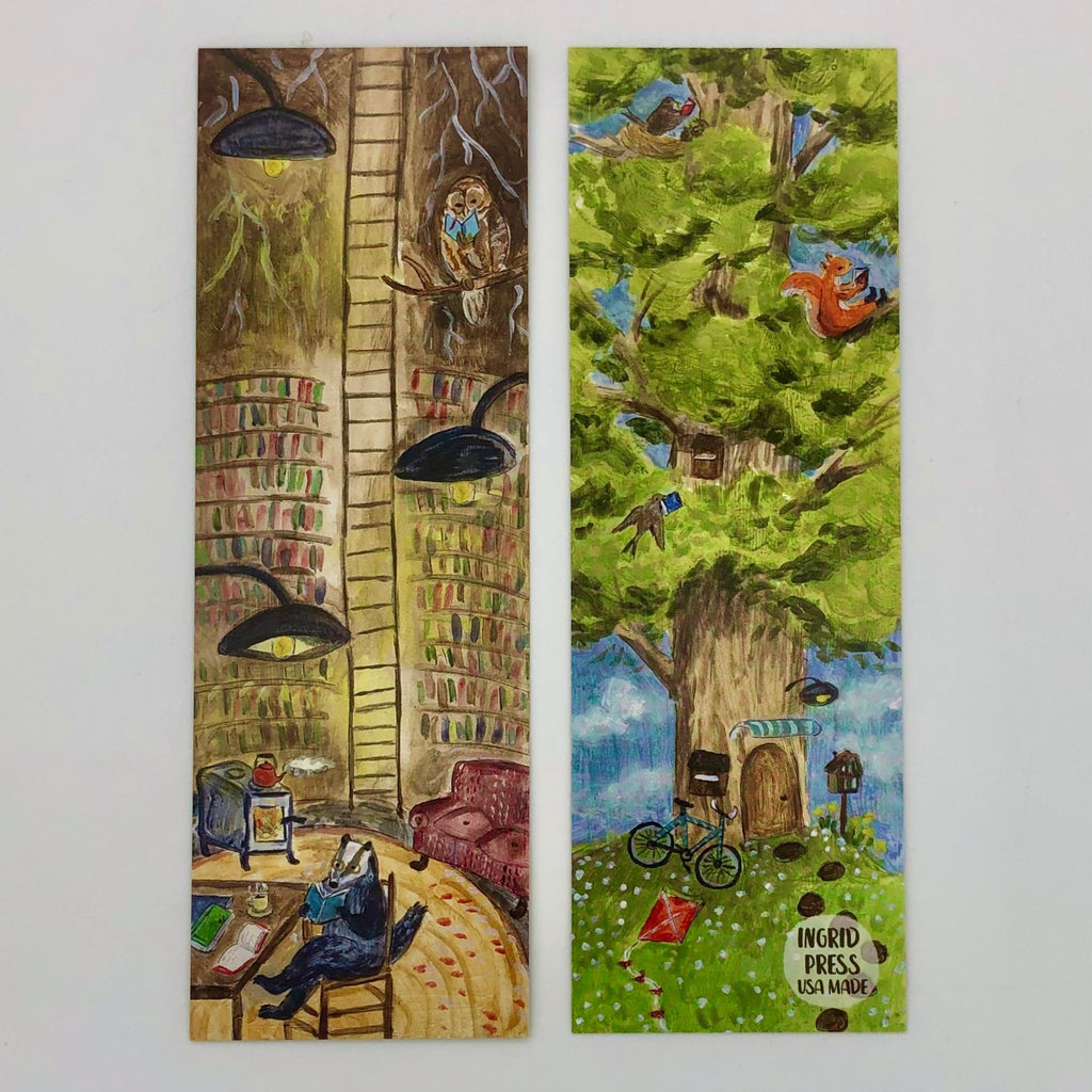 Library Tree Bookmark - The Regal Find
