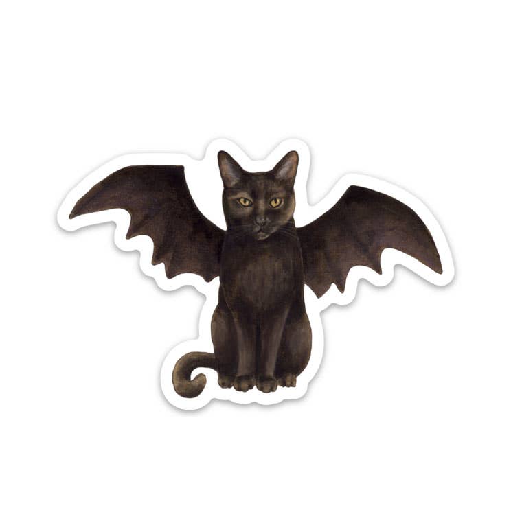 Little Bat Cat - Vinyl STICKER - The Regal Find